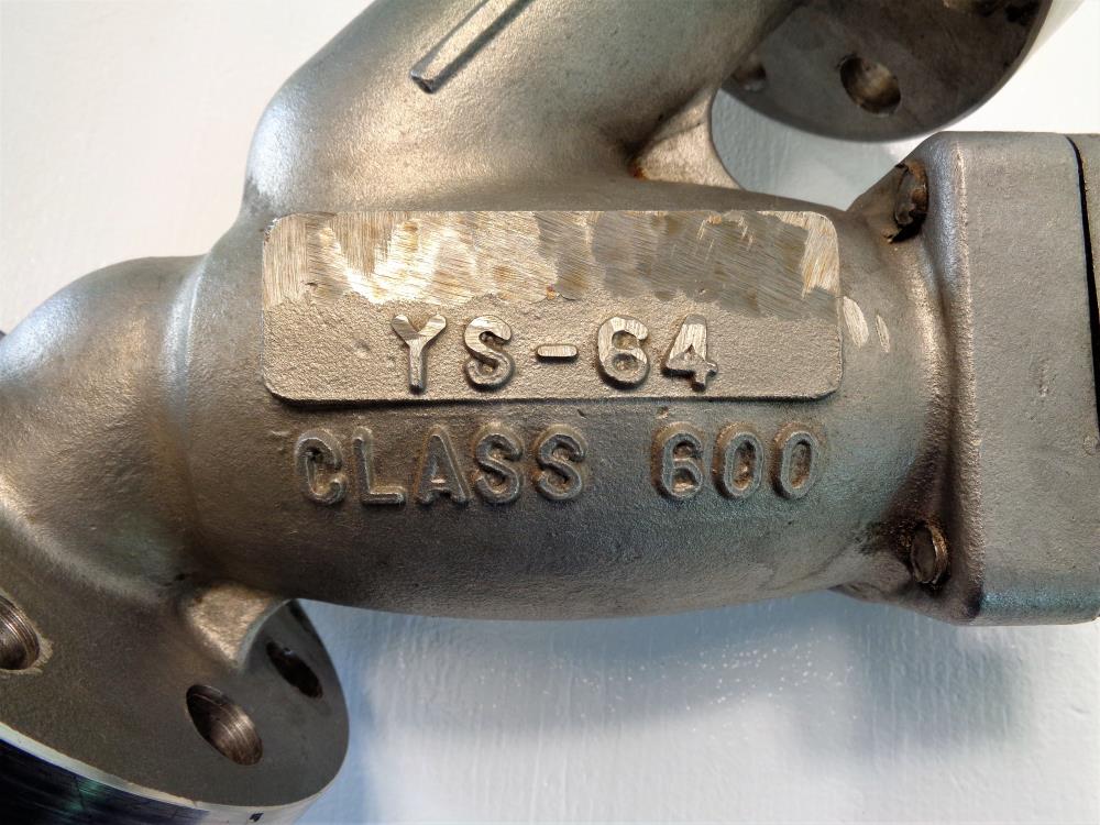 2" 600# Stainless Steel Wye / Y-Strainer Valve, Part# YS-64